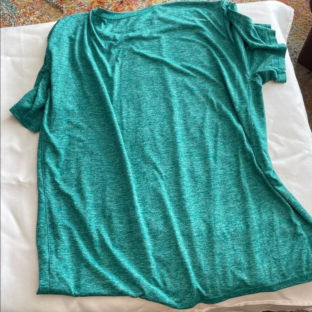 Nike Aqua Heather Tee DRI FIT